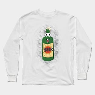 Bob the beer - beer illustration Long Sleeve T-Shirt